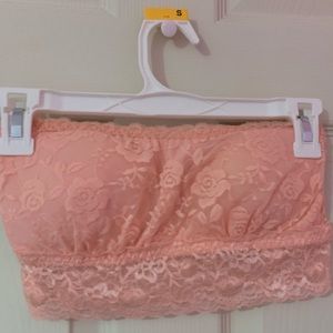 Pink Lace Bandeau